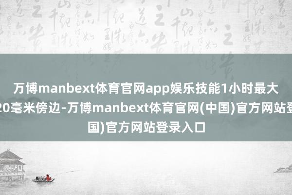 万博manbext体育官网app娱乐技能1小时最大降水量20毫米傍边-万博manbext体育官网(中国)官方网站登录入口