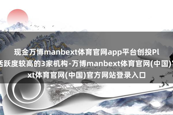 现金万博manbext体育官网app平台　　创投Plus本月聚焦商场活跃度较高的3家机构-万博manbext体育官网(中国)官方网站登录入口