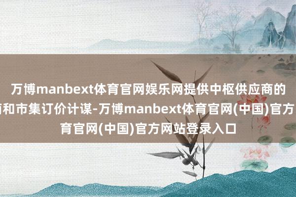 万博manbext体育官网娱乐网提供中枢供应商的详备报价指南和市集订价计谋-万博manbext体育官网(中国)官方网站登录入口